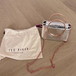 Ted Baker silver handbag crossbody